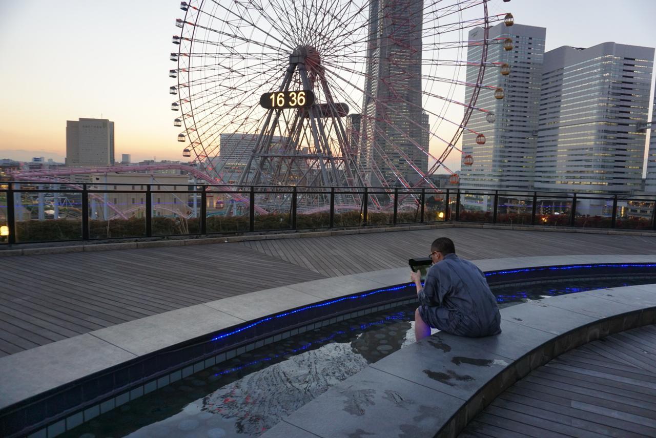 Yokohama Minatomirai Manyo Club Hotell Eksteriør bilde