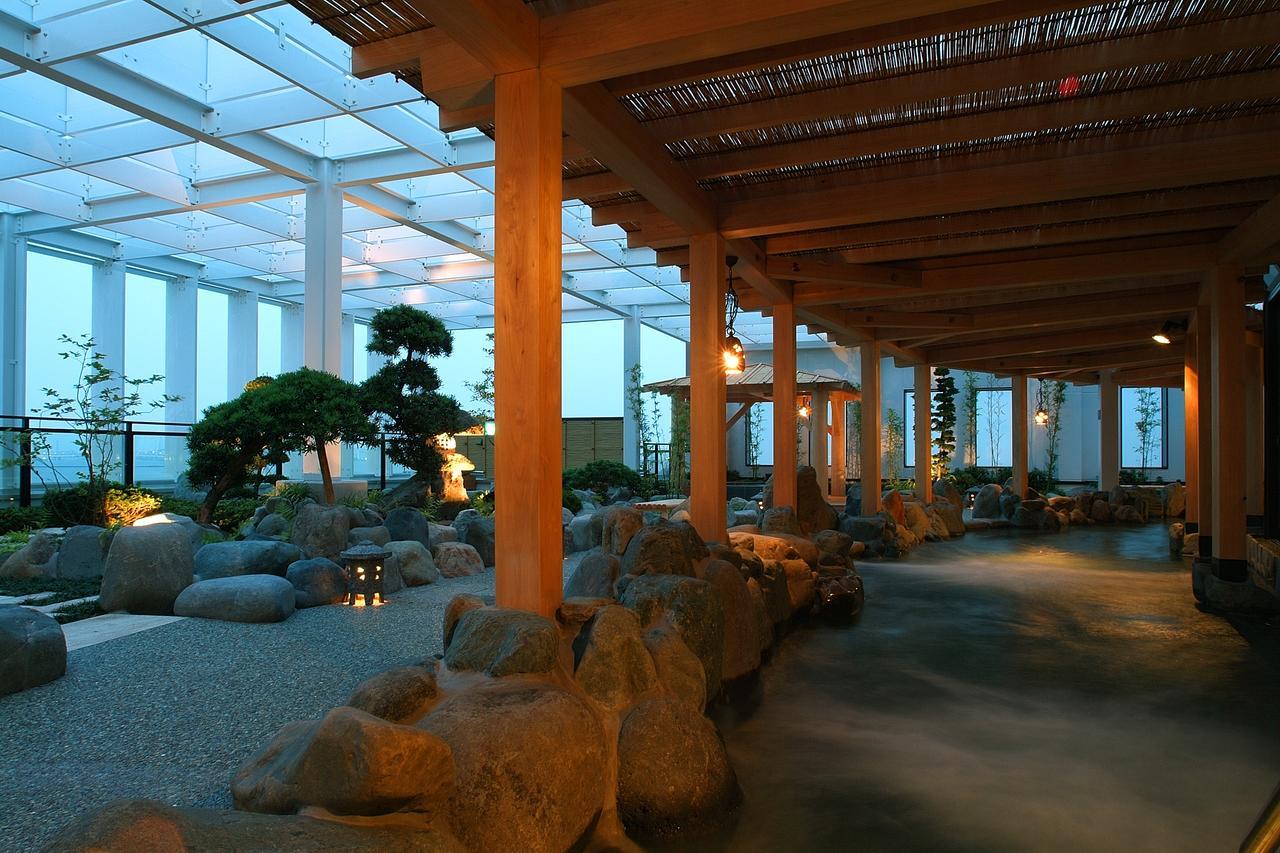 Yokohama Minatomirai Manyo Club Hotell Eksteriør bilde